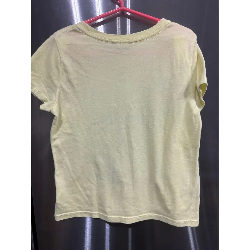 5/$15 Yellow Graphic SS - Old Navy - S (6-7)
